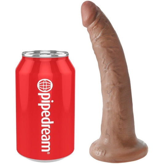 KING COCK - PÉNIS RÉALISTE 17.5 CM CARAMEL - 7eme ciel