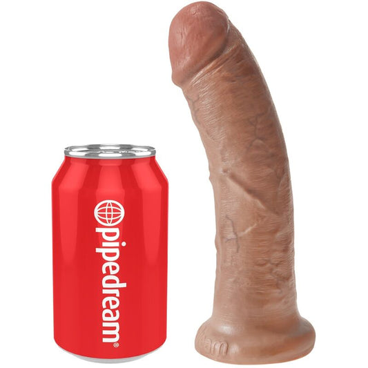 KING COCK - PÉNIS RÉALISTE 19.5 CM CARAMEL - 7eme ciel