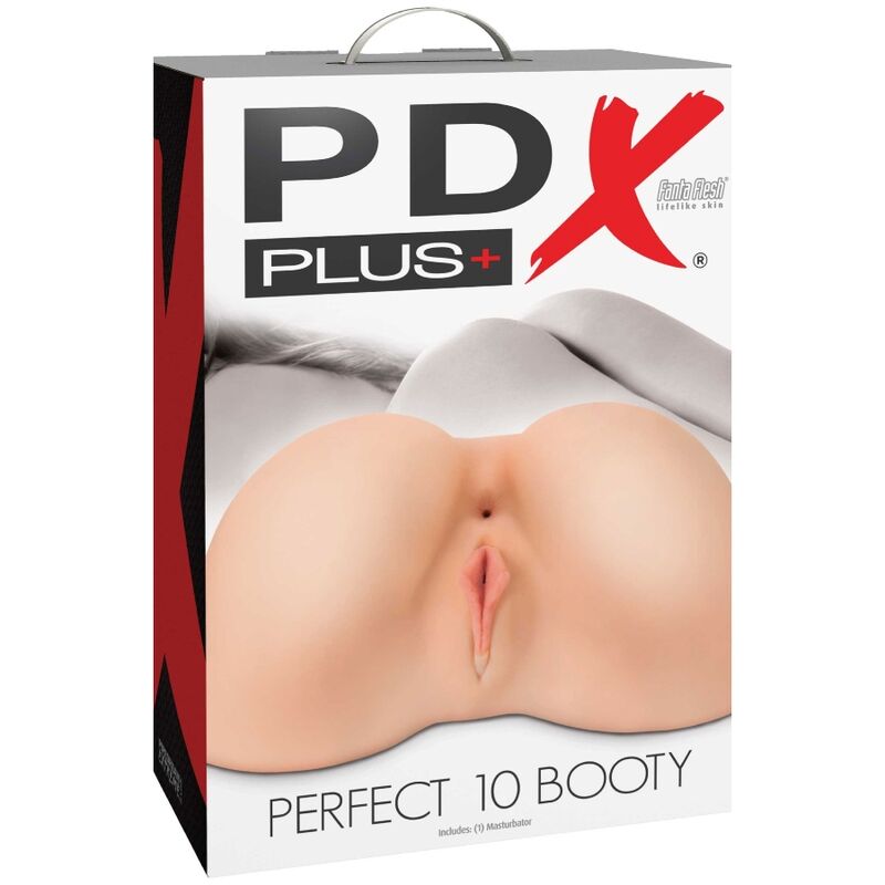 PDX PLUS - MASTURBATEUR DOUBLE ENTRÉE PERFECT 10 BOOTY - 7eme ciel