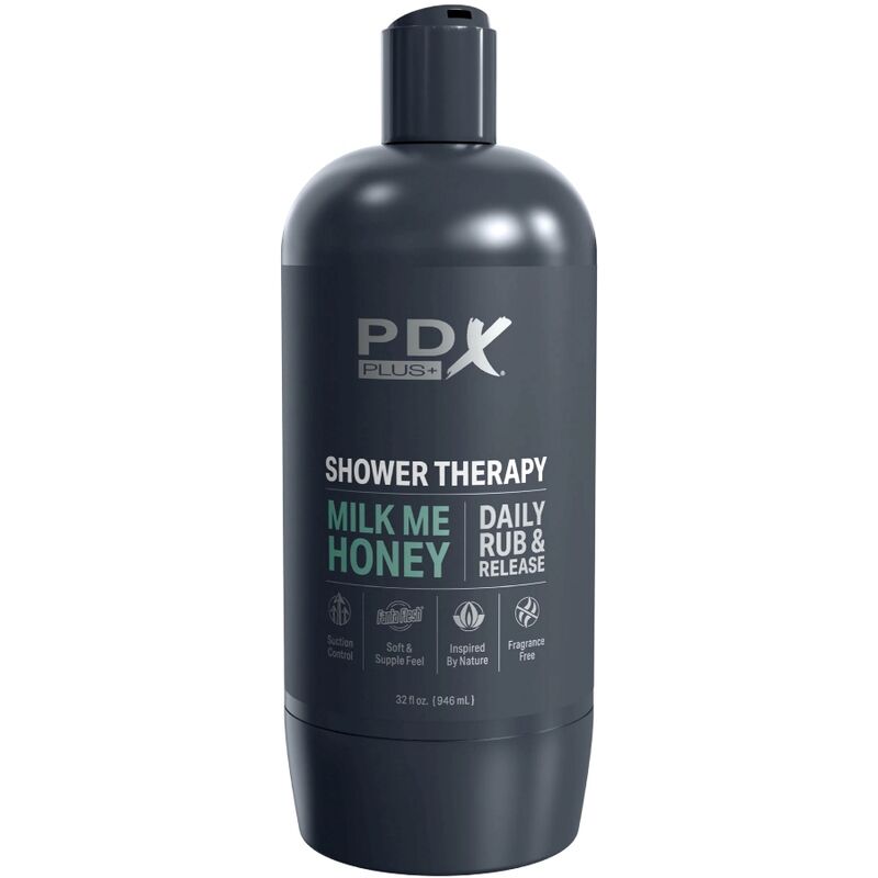 PDX PLUS - MASTURBATEUR STROKER CONCEPTION DISCRÈTE DE LA BOUTEILLE DE SHAMPOOING AU MIEL MILK ME - 7eme ciel