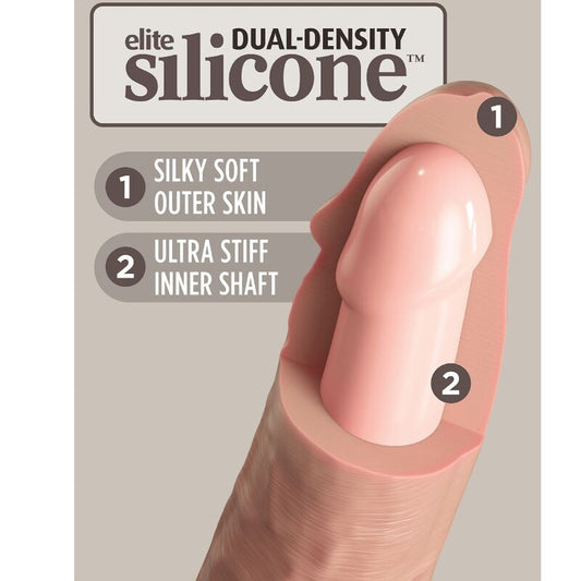 KING COCK - ELITE GODE RÉALISTE EN SILICONE 25.4 CM - 7eme ciel