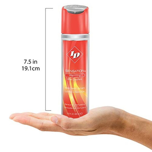 ID SENSATION - LUBRIFIANT BASE D'EAU EFFET CHALEUR 250 ML - 7eme ciel