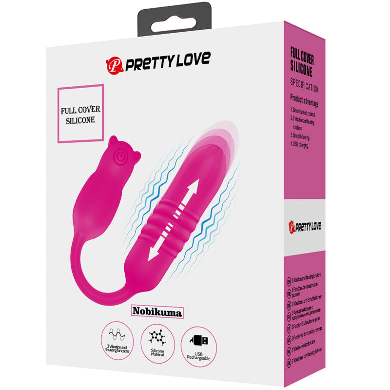 PRETTY LOVE - NOBIKUMA BALLE VIBRANTE EN SILICONE ROSE - 7eme ciel