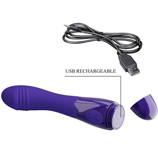 PRETTY LOVE - DILDO VIBRATEUR VIOLET ELEMENTAL YOUTH - 7eme ciel