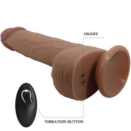 PRETTY LOVE - VIBRATEUR GODE RÉALISTE TOMMY 22.5 CM - 7eme ciel