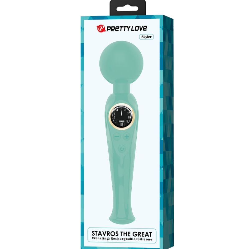 PRETTY LOVE - VIBRATEUR BAGUETTE VERTE SKYLER - 7eme ciel