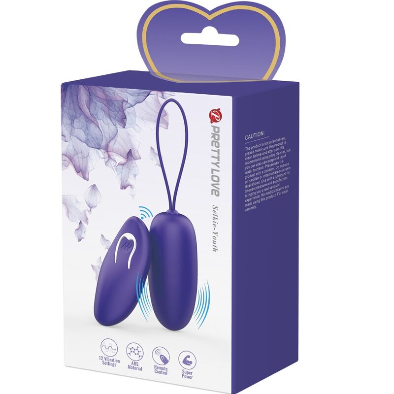 PRETTY LOVE - SELKIE YOUTH MINI OEUF VIBRANT TÉLÉCOMMANDE VIOLET - 7eme ciel