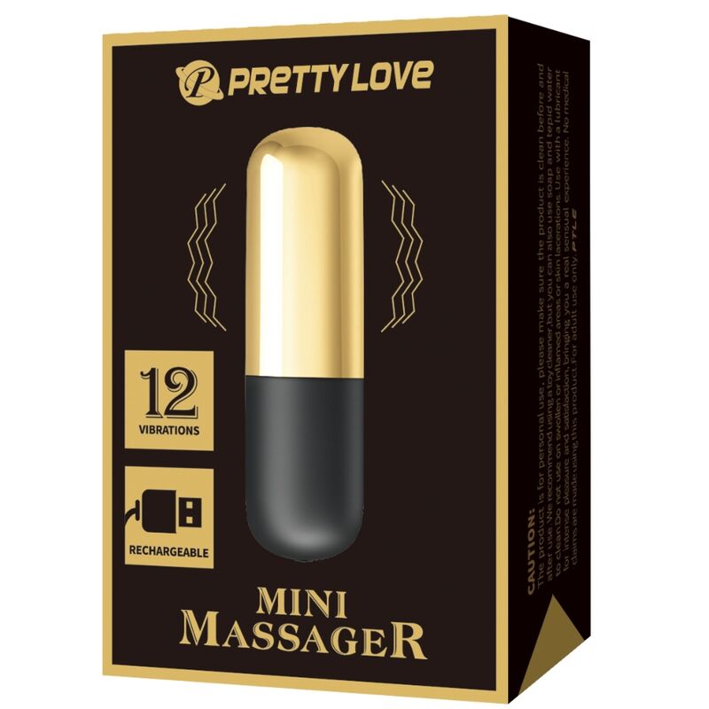 PRETTY LOVE - VIBRATEUR BULLET RECHARGEABLE DOR? - 7eme ciel