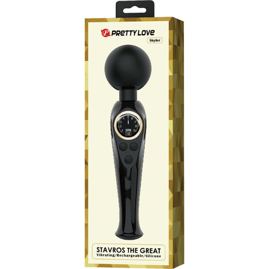 PRETTY LOVE - BAGUETTE VIBRATEUR SKYLER NOIR - 7eme ciel