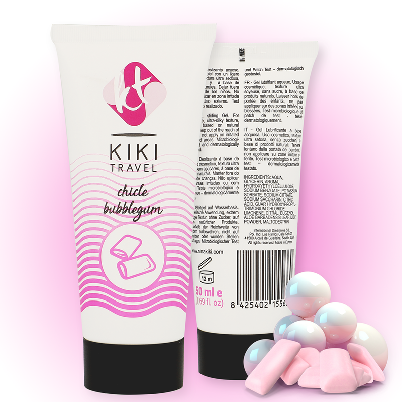 KIKÍ TRAVEL - LUBRIFIANT GOMME FRAISE 50 ML - 7eme ciel