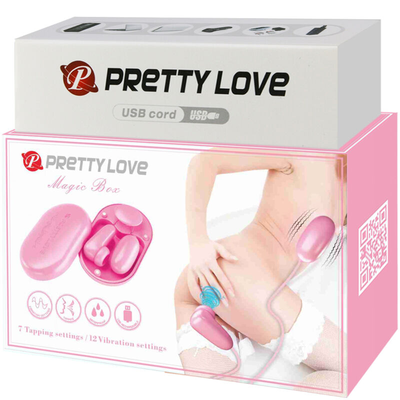 PRETTY LOVE - MAGIC BOX BALLE VIBRANTE & STIMULATEUR ROSE - 7eme ciel