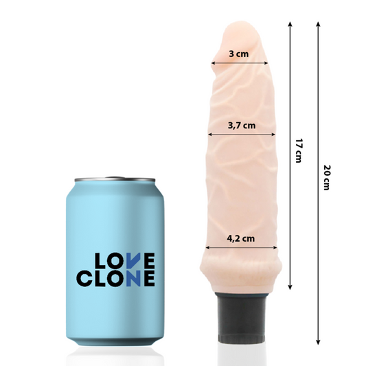 LOVECLONE - VIBRATEUR AUTOLUBRIFIANT IVAR 20 CM -O- 3.7 CM - 7eme ciel