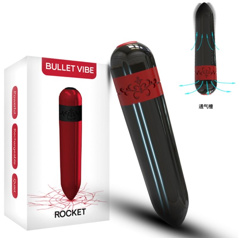 ARMONY - TÉLÉCOMMANDE BULLET VIBRATEUR ROCKET NOIR - 7eme ciel