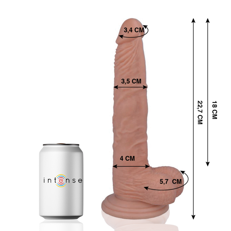 MR INTENSE - 29 PÉNIS RÉALISTE 22.7 CM -O- 3.5 CM - 7eme ciel
