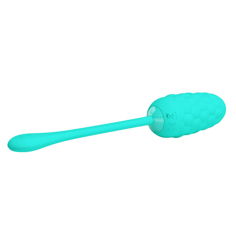 PRETTY LOVE - OEUF VIBRANT TEXTURE MARINE RECHARGEABLE AQUA GREEN - 7eme ciel