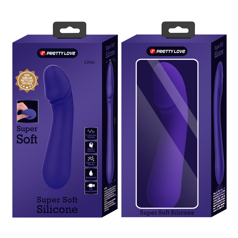 PRETTY LOVE - VIBRATEUR RECHARGEABLE CETUS VIOLET - 7eme ciel
