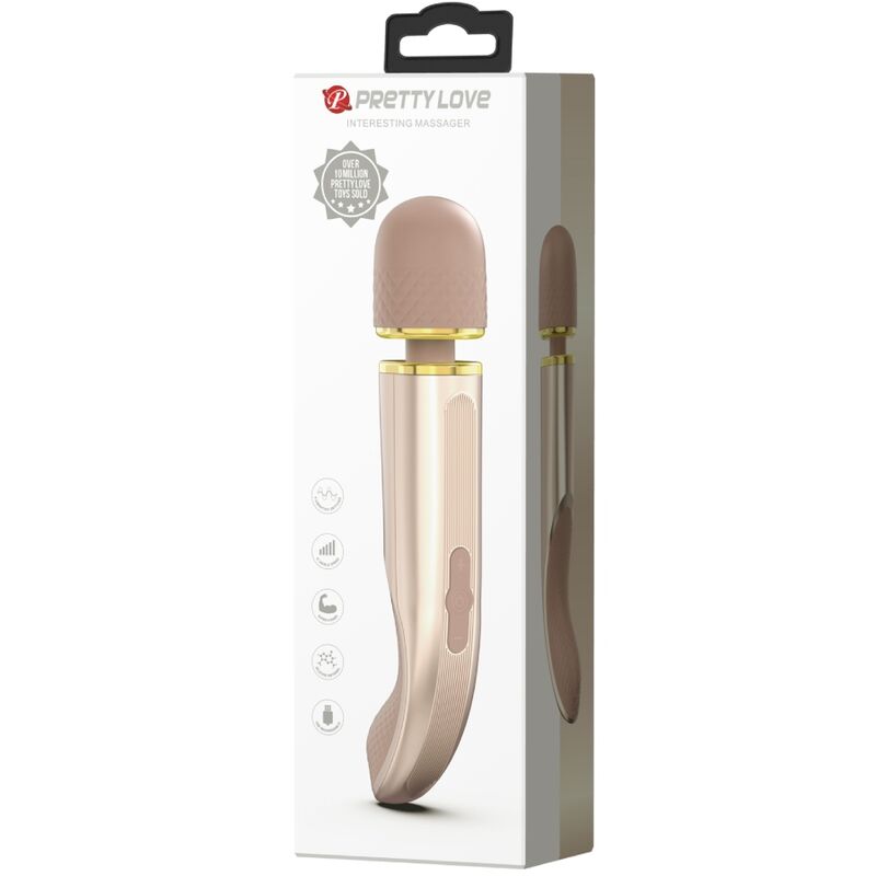PRETTY LOVE - MASSEUR 7 MODES DE VIBRATION CHAMPAGNE - 7eme ciel