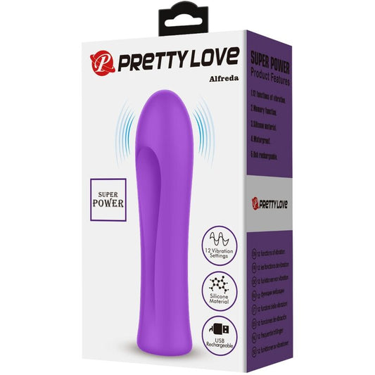PRETTY LOVE - ALFREDA VIBRATEUR SUPER PUISSANT AQUA VIOLET - 7eme ciel