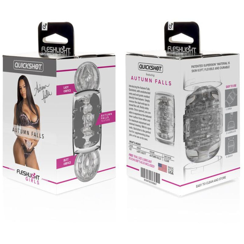 FLESHLIGHT - MASTURBATEUR DOUBLE QUICKSHOT AUTOMNE FALLS - 7eme ciel