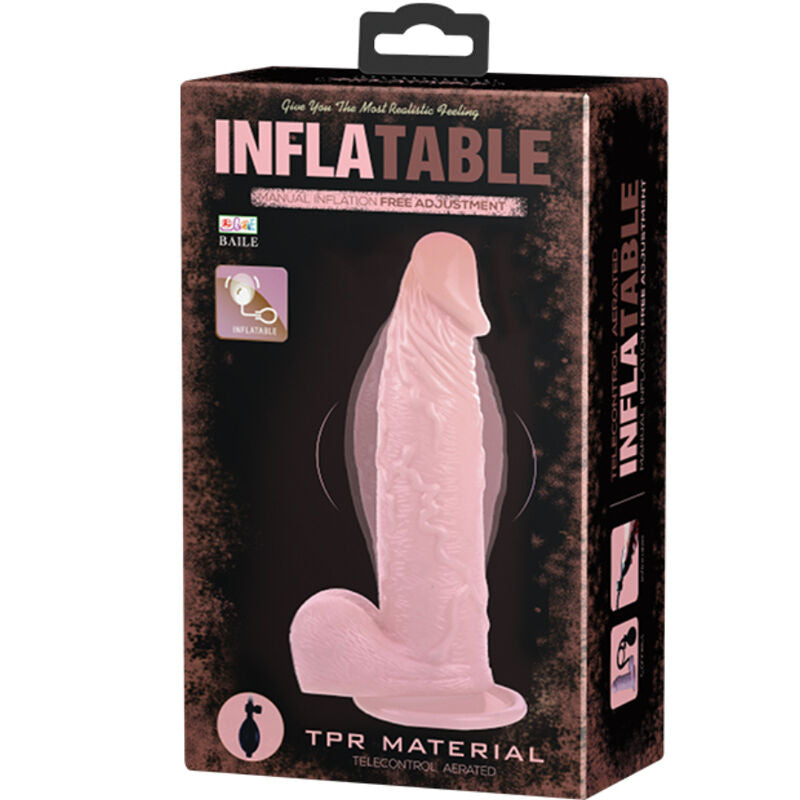 DANCE - GODE GONFLABLE RÉALISTE AVEC VENTOUSE 15 CM - 7eme ciel