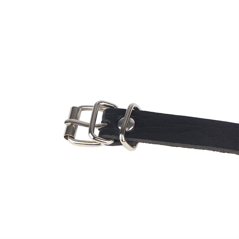 SUBBLIME - CHAINE BAGUE CUIR CEINTURE NOIR TAILLE UNIQUE - 7eme ciel