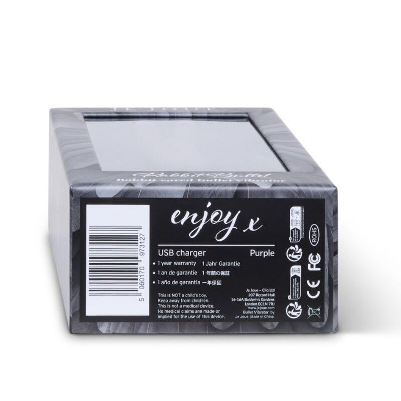 JE JOUE - BALLE VIBRANTE LAPIN VIOLET - 7eme ciel