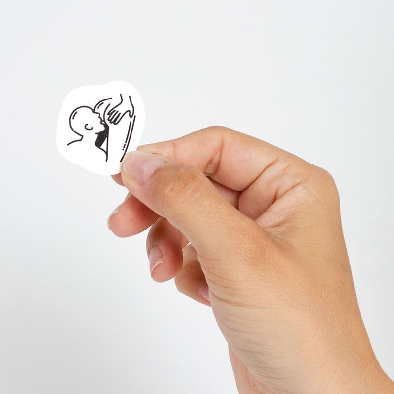 SECRET PLAY - ENSEMBLE DE 10 TATOUAGES TEMPORAIRES KINKY COLLECTION - 7eme ciel