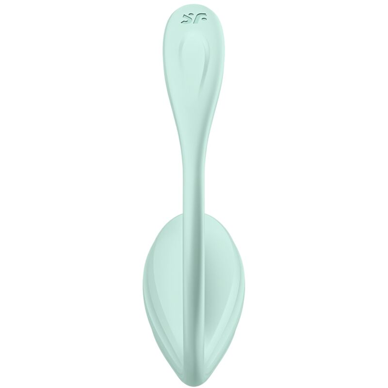SATISFYER - APPLICATION GRATUITE STIMULATEUR DE POINT G PÉTALE LISSE VERT D'EAU - 7eme ciel