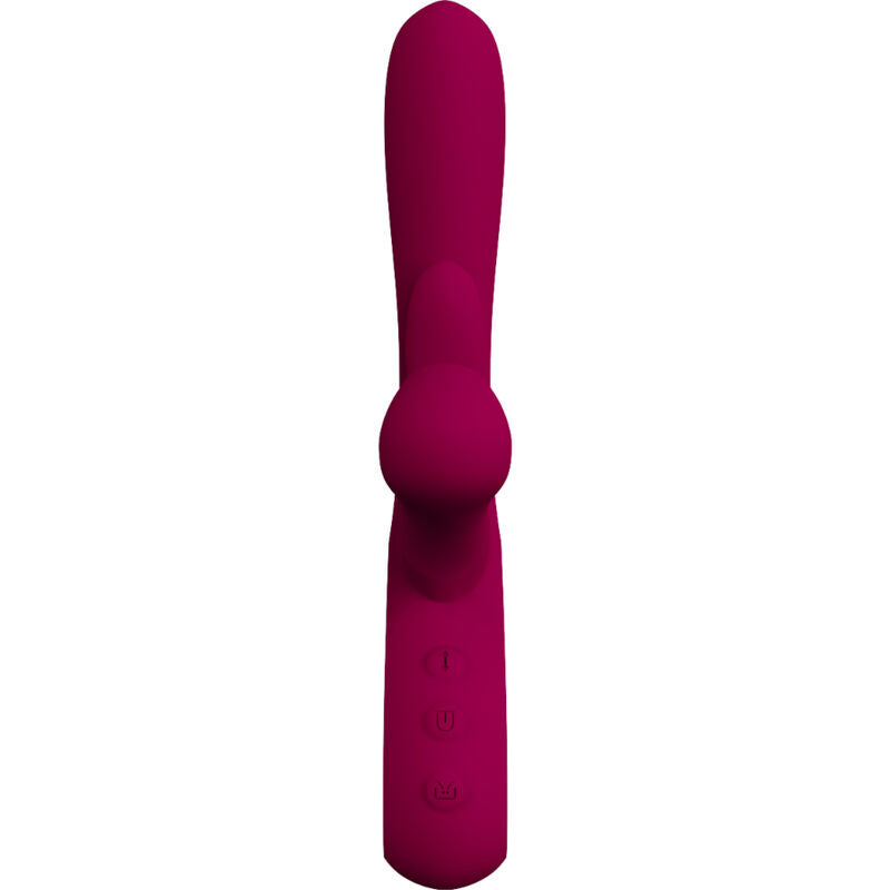 ARMONY - VIBRATEUR IMPACT SWING & DOUBLE STIMULATEUR MODÈLE 1 BORDEAUX - 7eme ciel