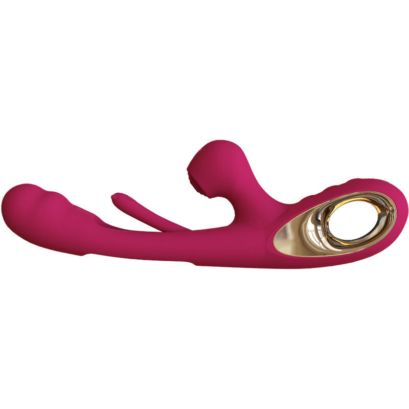 ARMONY - VIBRATEUR IMPACT SWING & DOUBLE STIMULATEUR MODÈLE 2 BORDEAUX - 7eme ciel