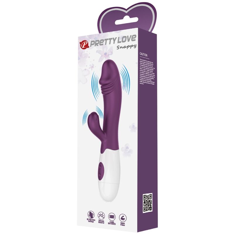 PRETTY LOVE - VIBRATEUR SNAPPY G-SPOT VIOLET - 7eme ciel