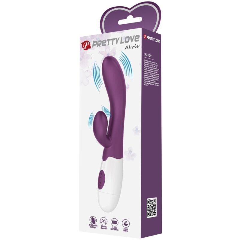 PRETTY LOVE - ALVIS VIBRATEUR RABBIT ET POINT G VIOLET - 7eme ciel