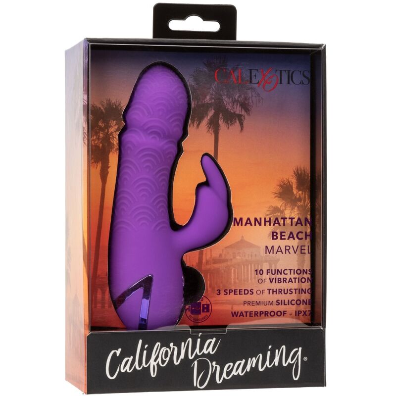 CALEXOTICS - MANHATTAN BEACH MARVEL VIBRATEUR RABBIT VIOLET PAR CALIFORNIA DREAMING - 7eme ciel