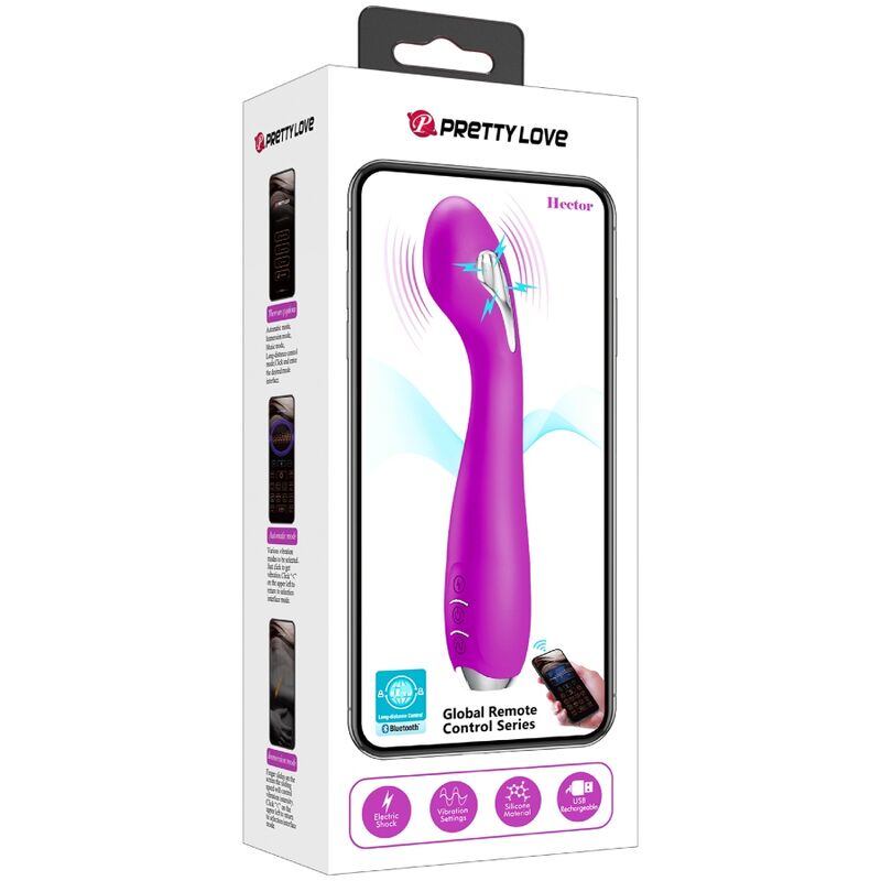 PRETTY LOVE - HECTOR ELECTROSHOCK VIBRATOR APPLICATION GRATUITE VIOLET - 7eme ciel