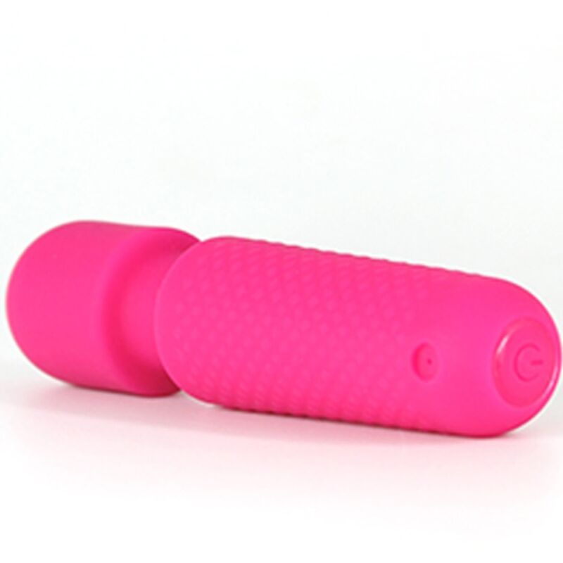 ARMONY - YOUR MAGIC MASSEUR & VIBRATEUR RECHARGEABLE 10 VIBRATIONS BAGUETTE DOTS ROSE - 7eme ciel