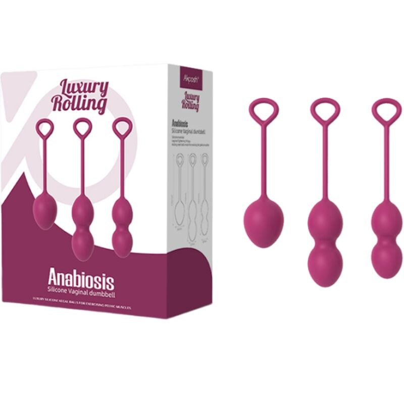 ARMONY - ANABIOSIS HALTÈRE VAGINALE 3 NIVEAUX BOURGOGNE - 7eme ciel