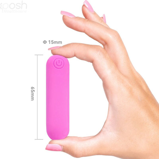 ARMONY - SPLASH HEHE VIBRATEUR BULLET SILICONE 10 VIBRATIONS 65 X 15 CM ROSE - 7eme ciel