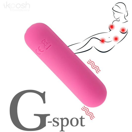 ARMONY - SPLASH HAHA VIBRATEUR BULLET SILICONE 10 VIBRATIONS 75 X 19 CM ROSE - 7eme ciel