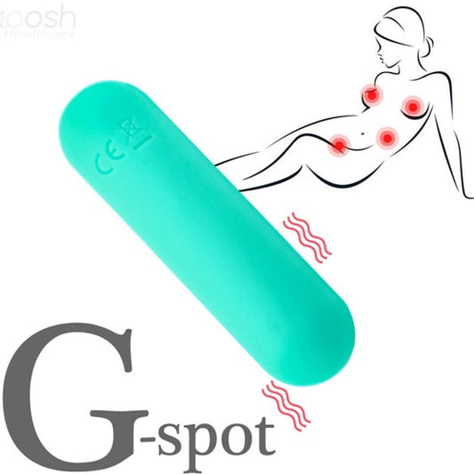 ARMONY - SPLASH JOLINE VIBRATEUR BULLET TÉLÉCOMMANDE EN SILICONE 10 VIBRATIONS 65 X 15 CM VERT - 7eme ciel