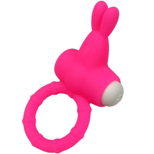 ARMONY - MS BUNNY ANNEAU VIBRATEUR SILICONE ROSE - 7eme ciel
