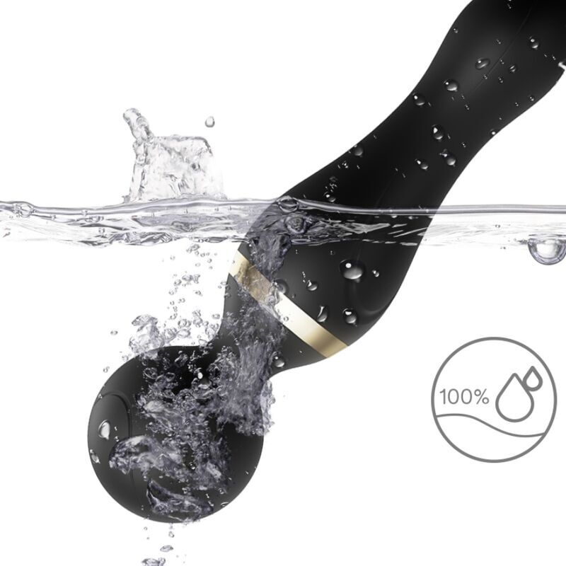 ARMONY - FREEZA MASSAGER & VIBRATEUR TÊTE SUPER FLEXIBLE NOIR - 7eme ciel