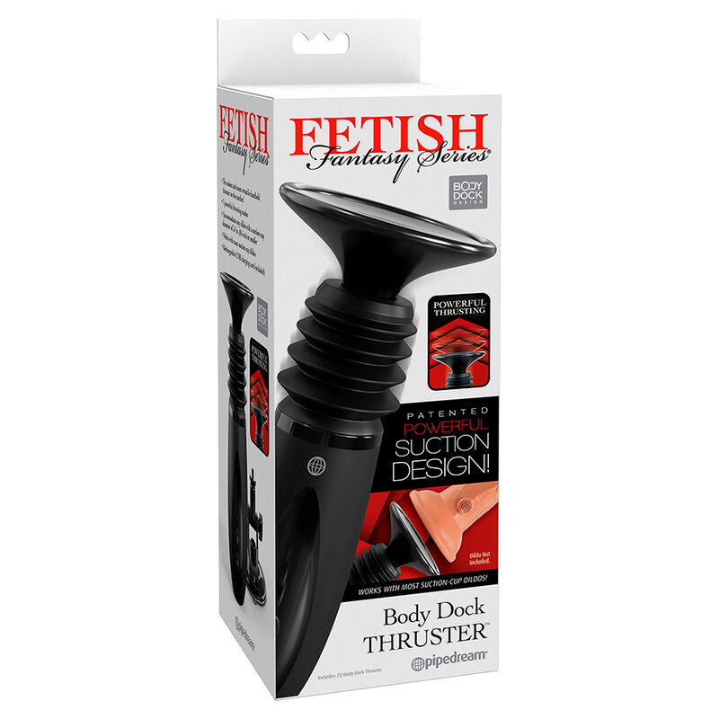 FETISH FANTASY SERIES - BODY DOCK PINCE À GODE THRUSTER AVEC 7 MODES DE POUSSÉE NOIR - 7eme ciel