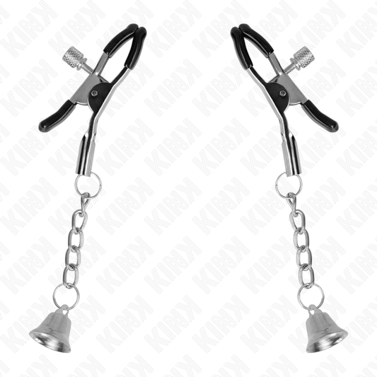 KINK - PINCES À TÉLÉTON PENDENTIF CLOCHE ARGENT 6 CM - 7eme ciel