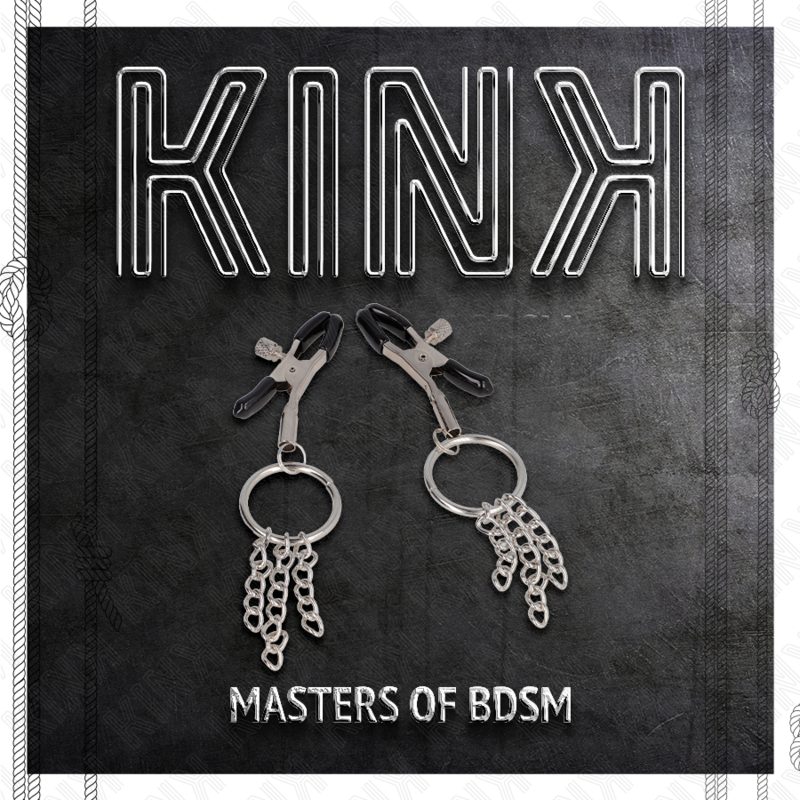 KINK - PINCE A METON O RING ET PETITE CHAINE ARGENT 6 CM - 7eme ciel