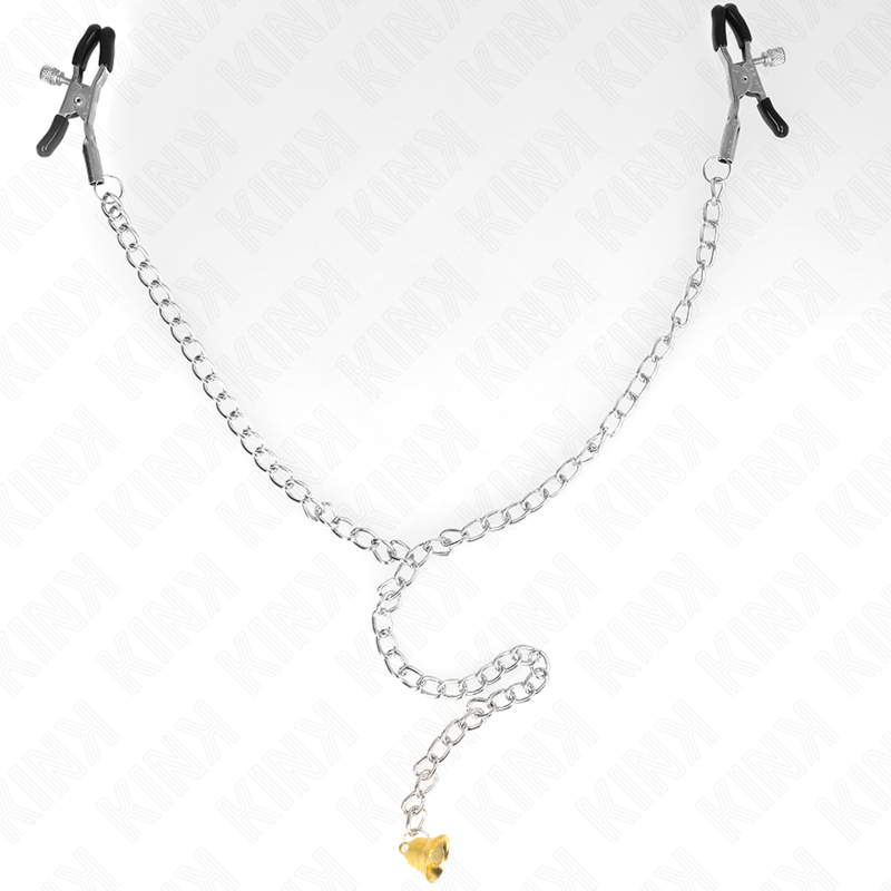 KINK - PINCES À TÉLÉTON CHAÎNE AVEC PENDENTIF CORNE 30 CM - 7eme ciel