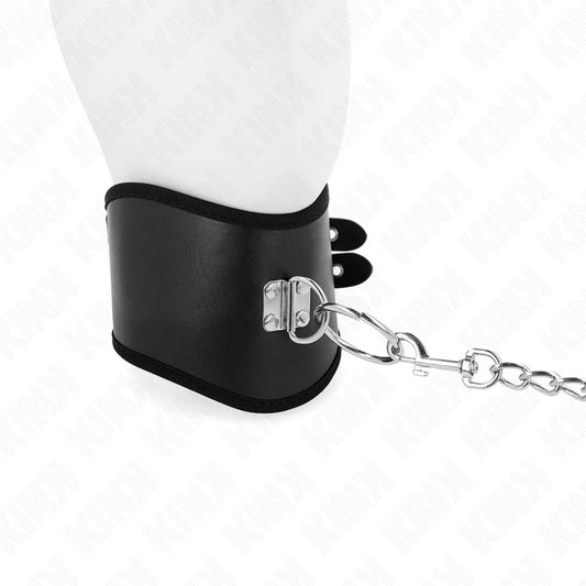 KINK - COLLIER 65 CM AVEC LARGE BRACELET RÉGLABLE 40-55 CM X 10 CM - 7eme ciel