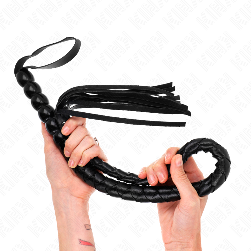 KINK - FOUET SERPENT EN PERLES 80 CM - 7eme ciel