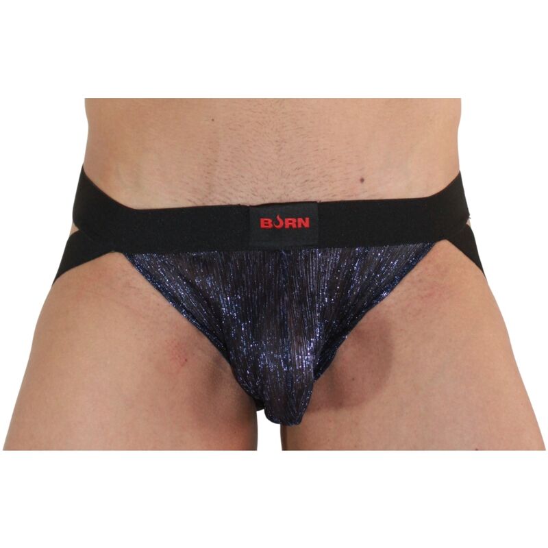 BURN - 006 JOCK BLEU BRILLANT / NOIR S - 7eme ciel