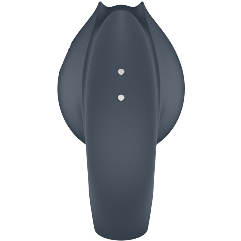 SATISFYER - PERFECT PAIR 2 MULTIVIBRATEUR 2 EN 1 ANNEAU PÉNIS ET STIMULATEUR DE DOIGTS GRIS - 7eme ciel