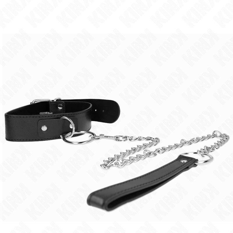 KINK - COLLIER MODÈLE BASIC AVEC LAISSE MODÈLE 4 RÉGLABLE 36-43 CM - 7eme ciel